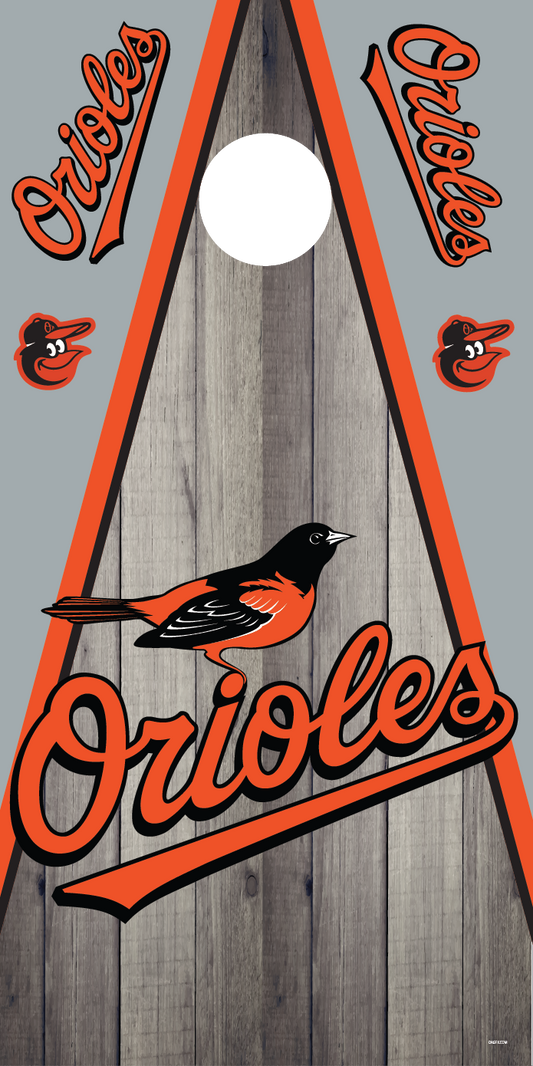 Baltimore Orioles Cornhole Board Skins (Pair)