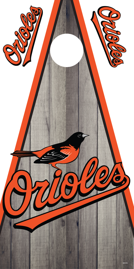 Baltimore Orioles Cornhole Board Skins (Pair)