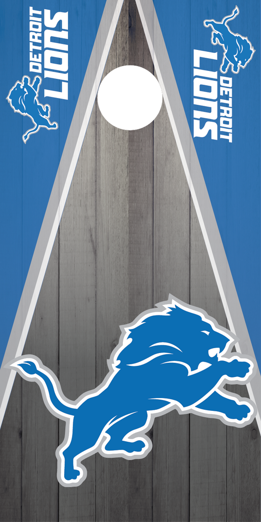 Detroit Lions Cornhole Board Skins (Pair)