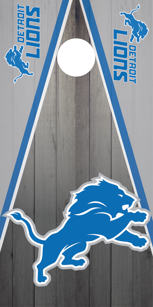 Detroit Lions Cornhole Board Skins (Pair)