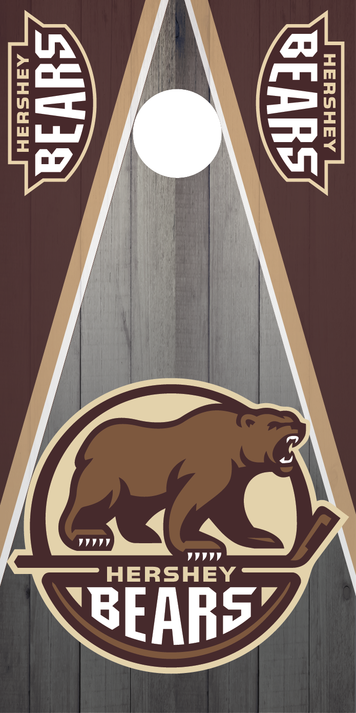 Hershey Bears Cornhole Board Skins (Pair)