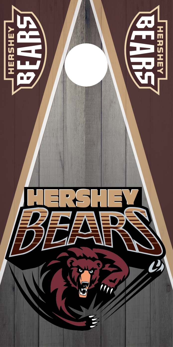 Hershey Bears Cornhole Board Skins (Pair)