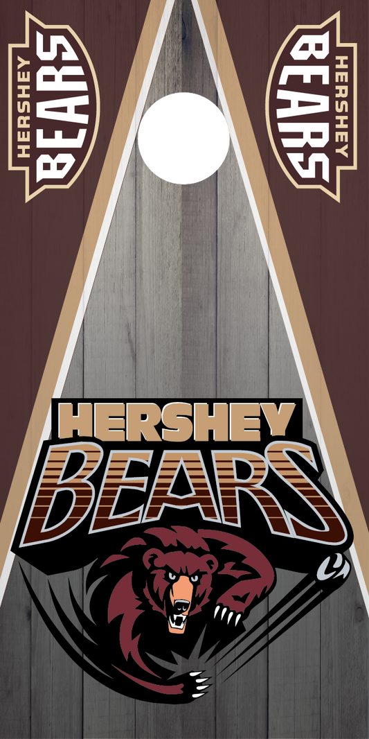 Hershey Bears Cornhole Board Skins (Pair)