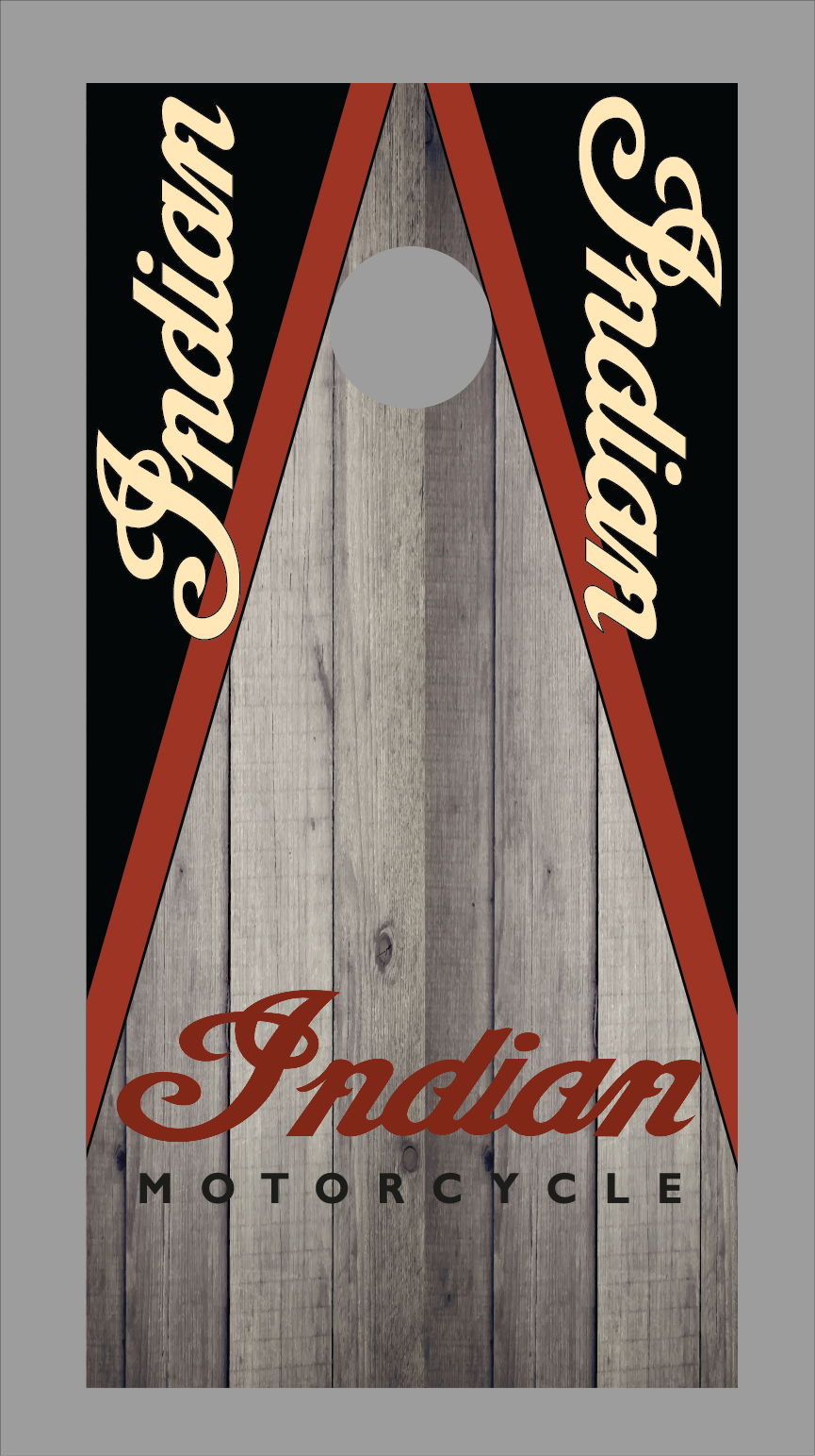 Indian Cornhole Board Skins (Pair)