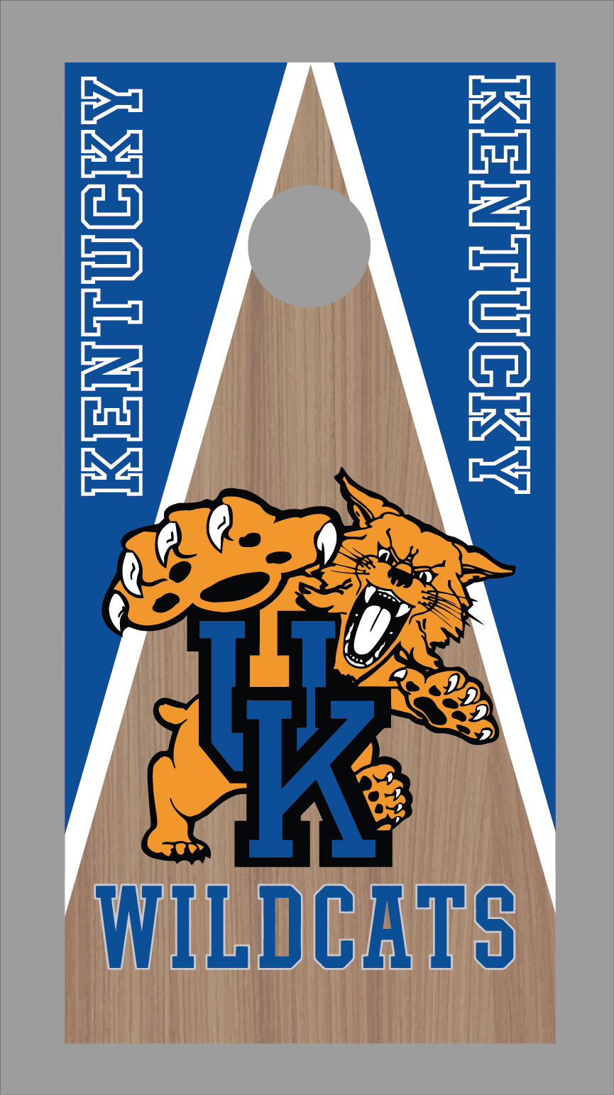 Kentucky Wildcats Cornhole Board Skins (Pair)