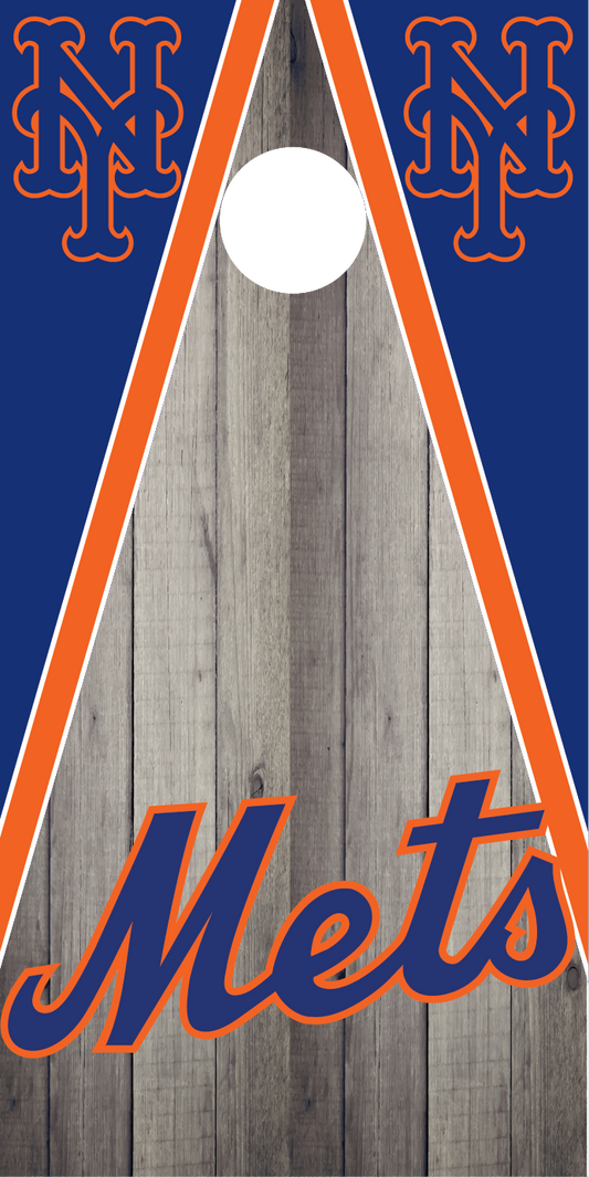 New York Mets Cornhole Board Skins (Pair)