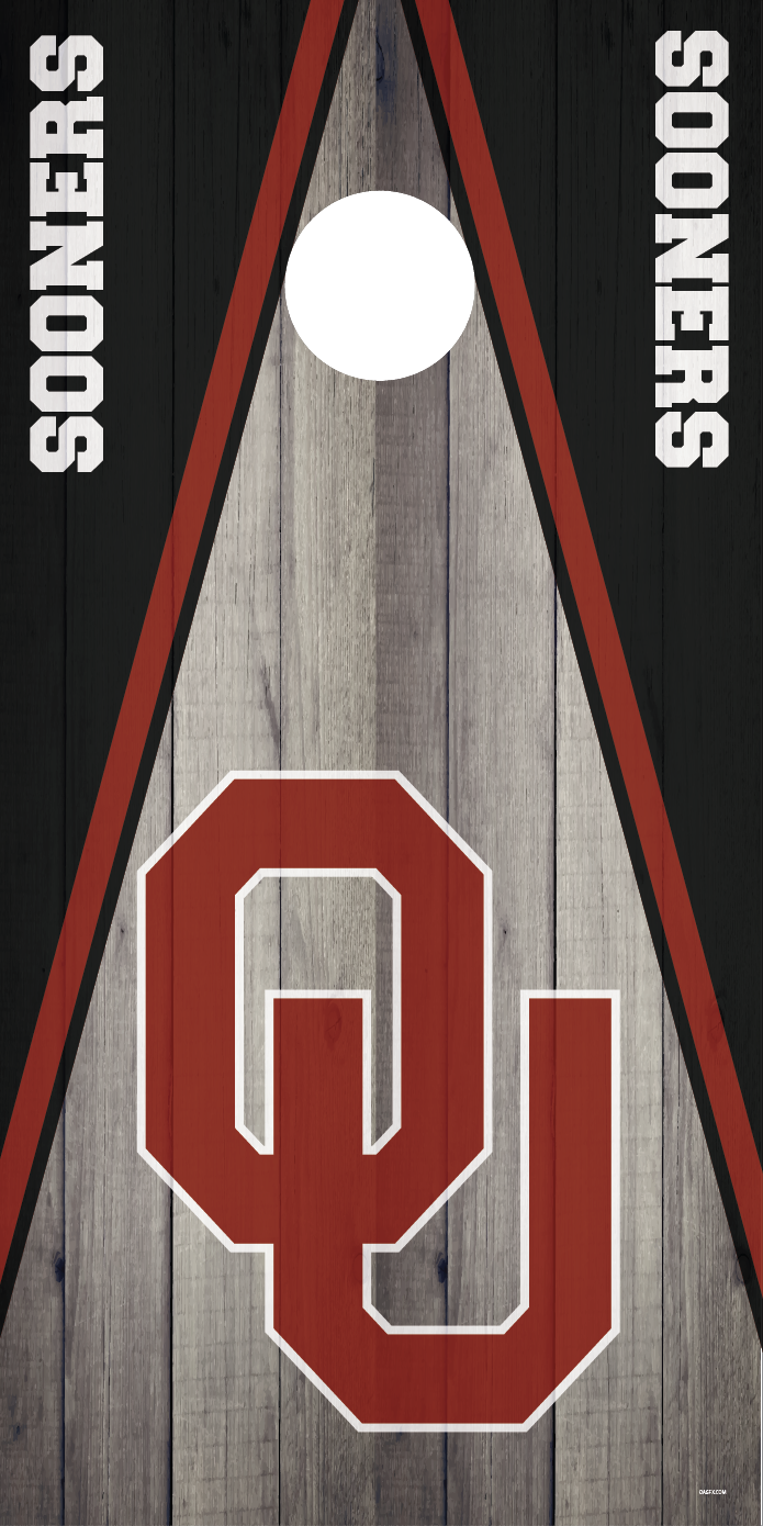 Oklahoma Sooners Cornhole Board Skins (Pair)