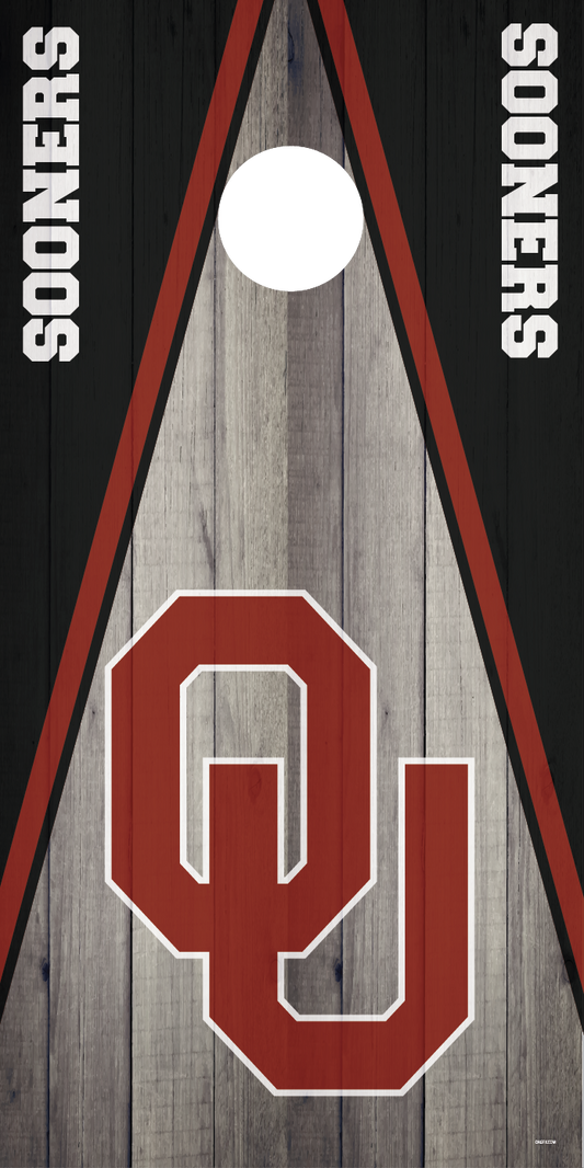 Oklahoma Sooners Cornhole Board Skins (Pair)