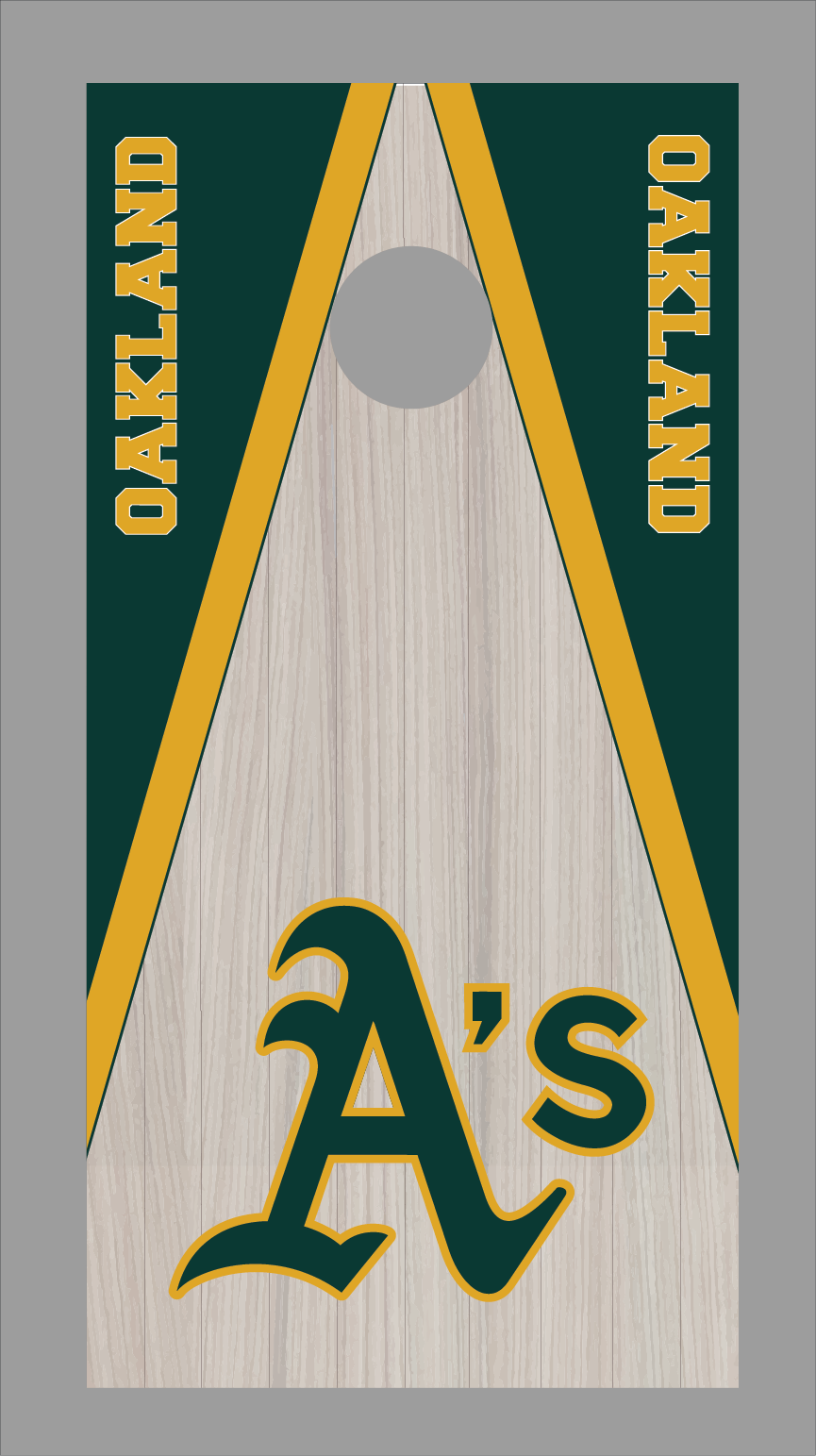Oakland A's Cornhole Board Skins (Pair)