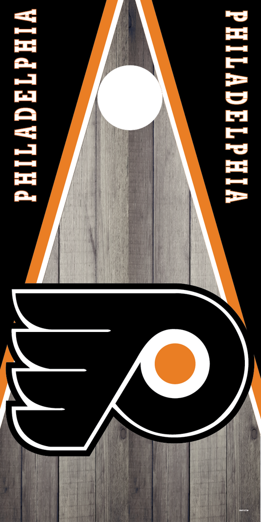 Philadelphia Flyers Cornhole Board Skins (Pair)