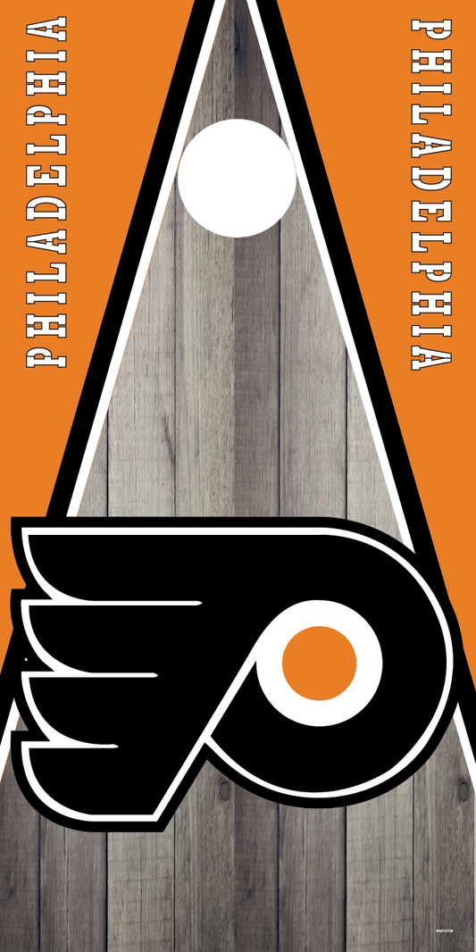 Philadelphia Flyers Cornhole Board Skins (Pair)