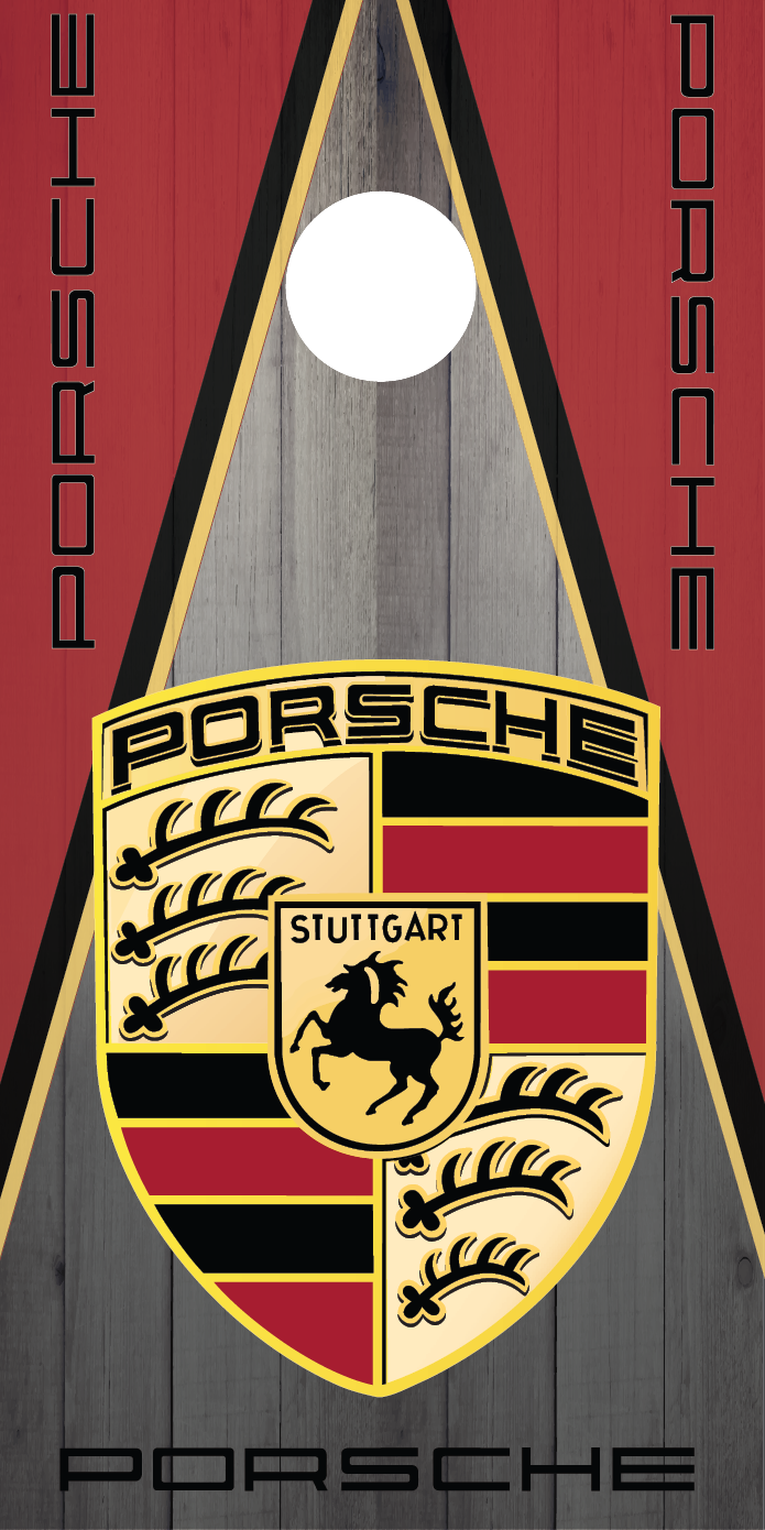 Porsche Cornhole Board Skins (Pair)