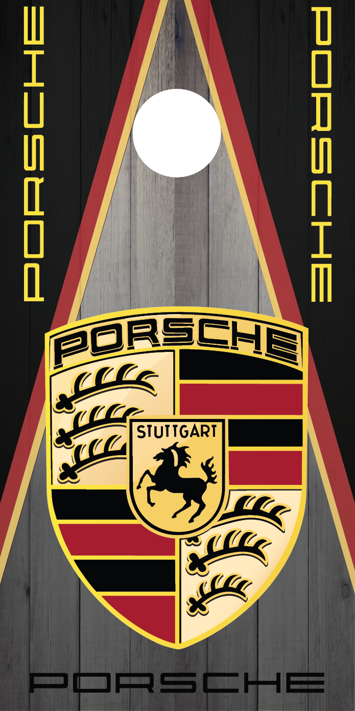 Porsche Cornhole Board Skins (Pair)