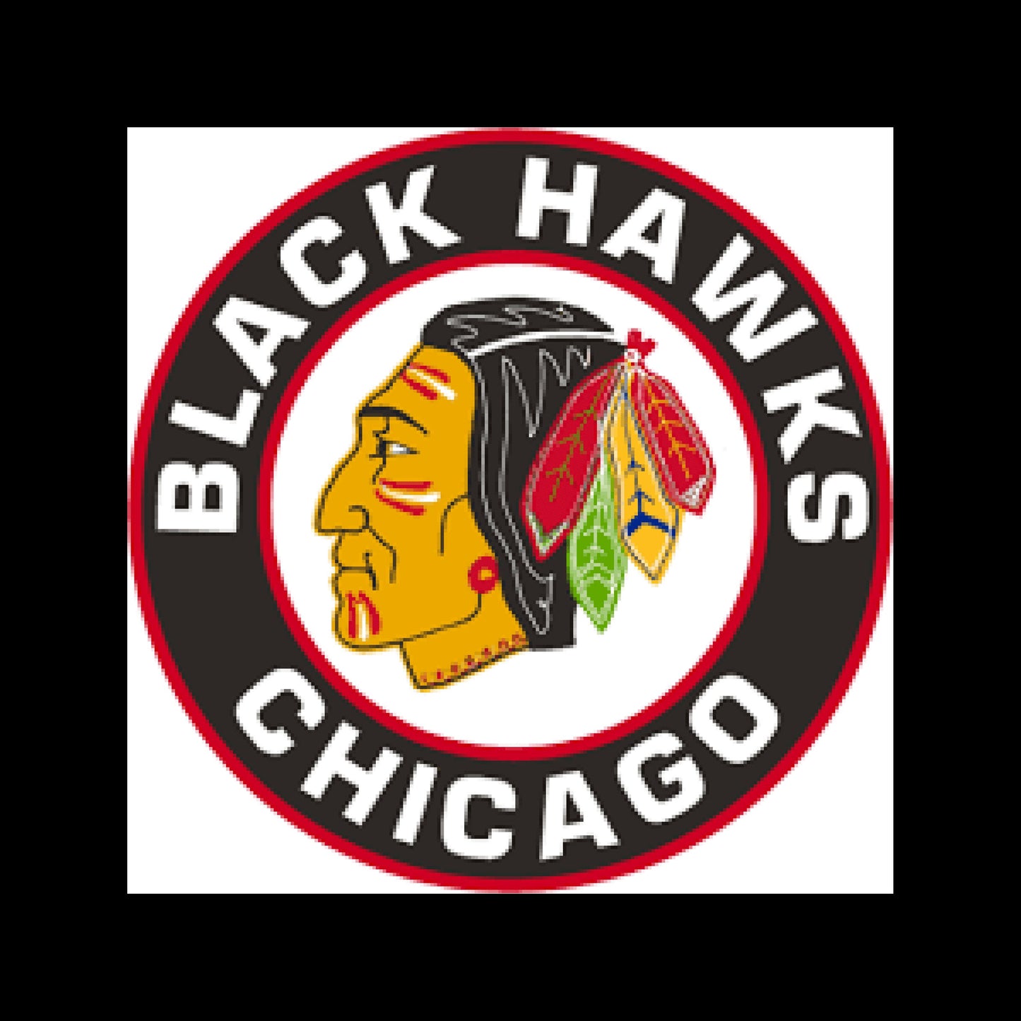 Chicago Blackhawks D2 - Car Decal Small to X Large