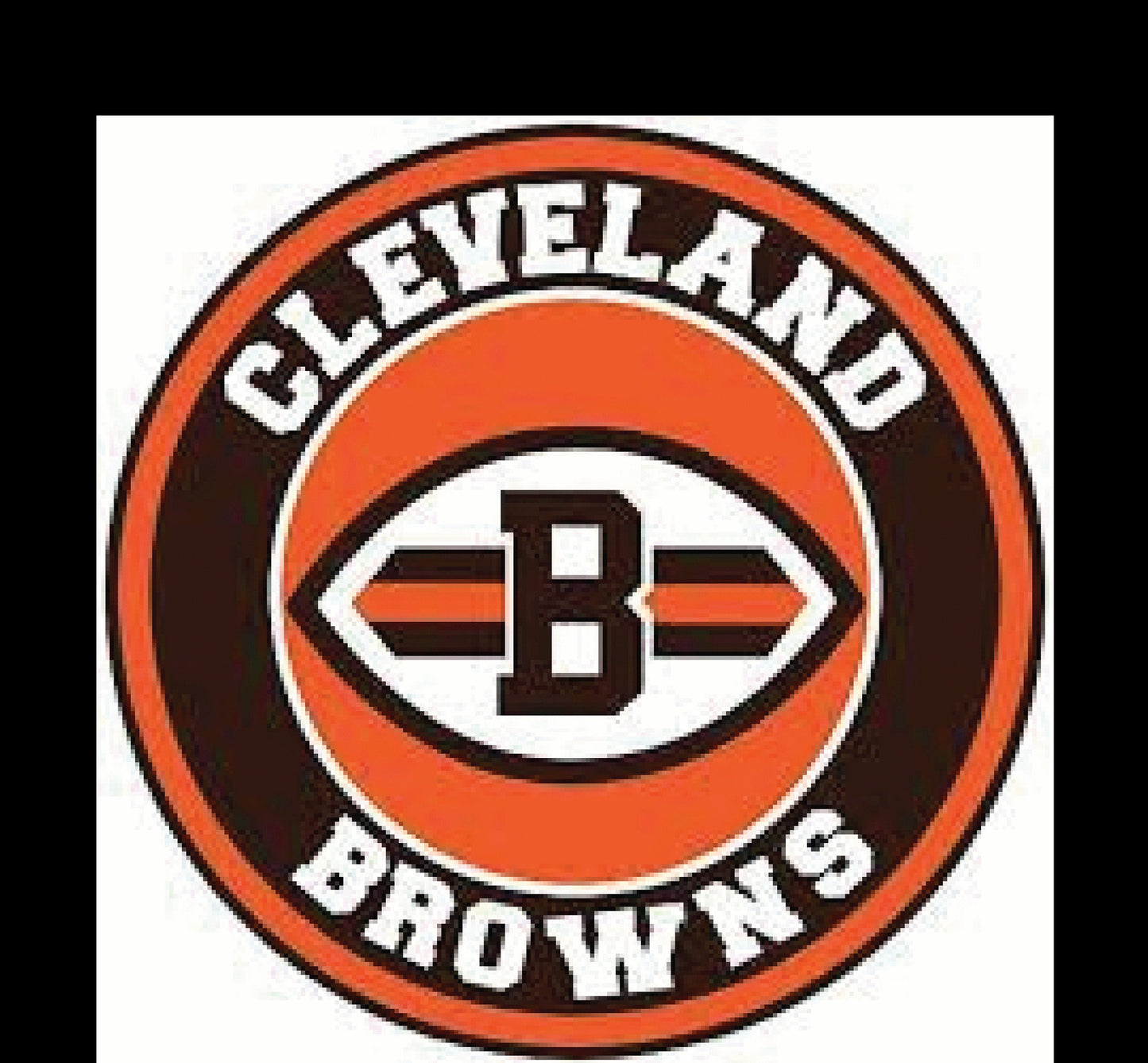 Cleveland Browns NFL Large Print  - Car Wall Decal Small to X Large Print