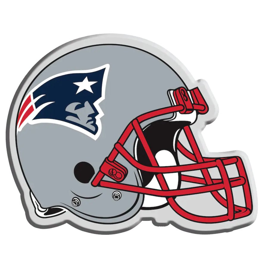 New England Patriots Helmet Large Print  - Car Wall Decal Small to X Large Print