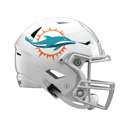 Miami Dolphins Realistic Helmet Large Print  - Car Wall Decal Small to X Large Print