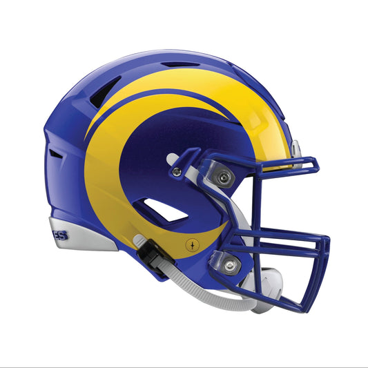 Los Angeles Rams Realistic Helmet Large Print  - Car Wall Decal Small to X Large Print