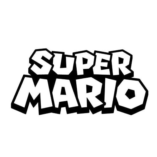 Super Mario Decal Large Print  - Car Wall Decal Small to X Large Print