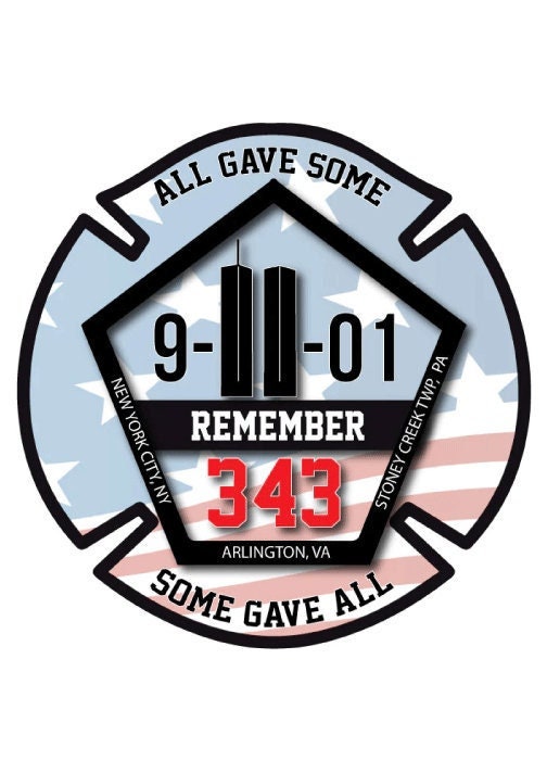 September 11 9-11 Word Trade Center Car Truck Wall Decal Small to X Large Print