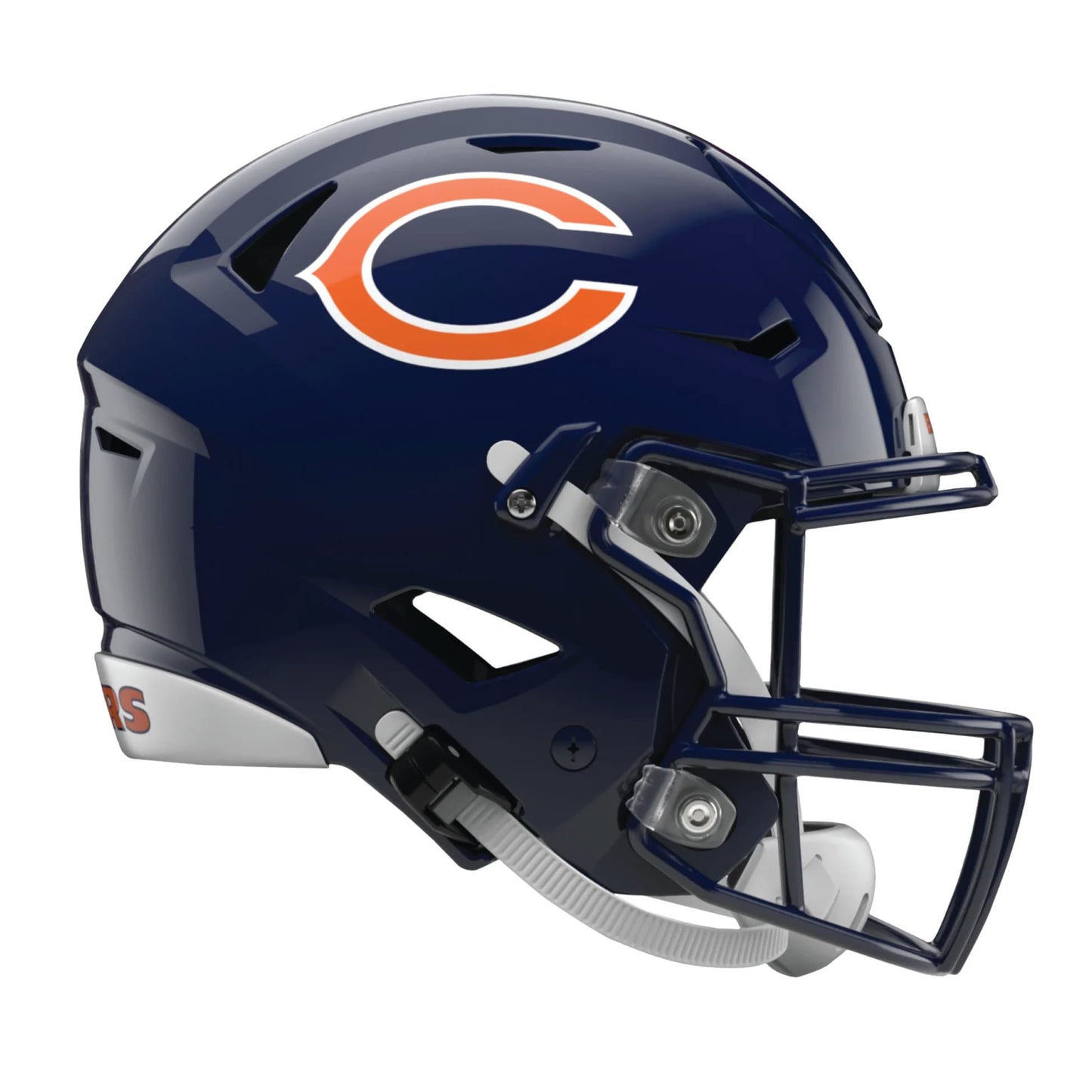 Chicago Bears Realistic Helmet Large Print  - Car Wall Decal Small to X Large Print