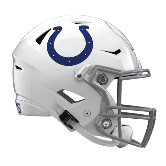 Indianapolis Colts Realistic Helmet Large Print  - Car Wall Decal Small to X Large Print