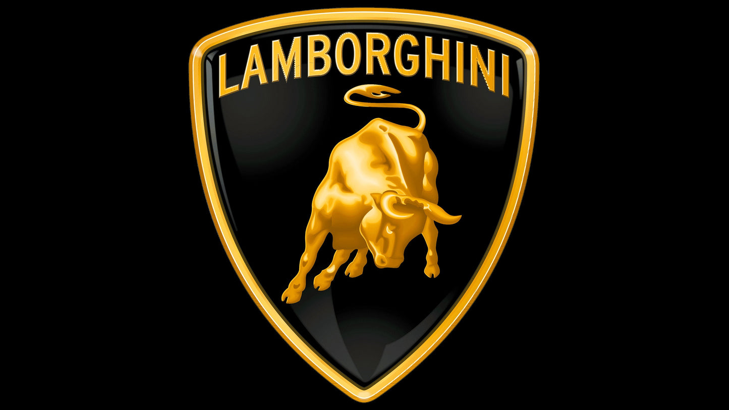 Lamborghini Logo Emblem Large Print  - Car Wall Decal Small to X Large Print
