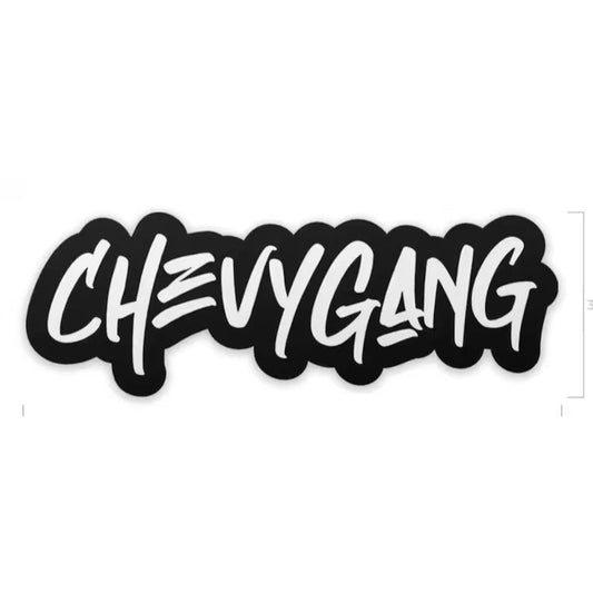 Chevrolet Chevy Gang Decal Large Print  - Car Wall Decal Small to X Large Print