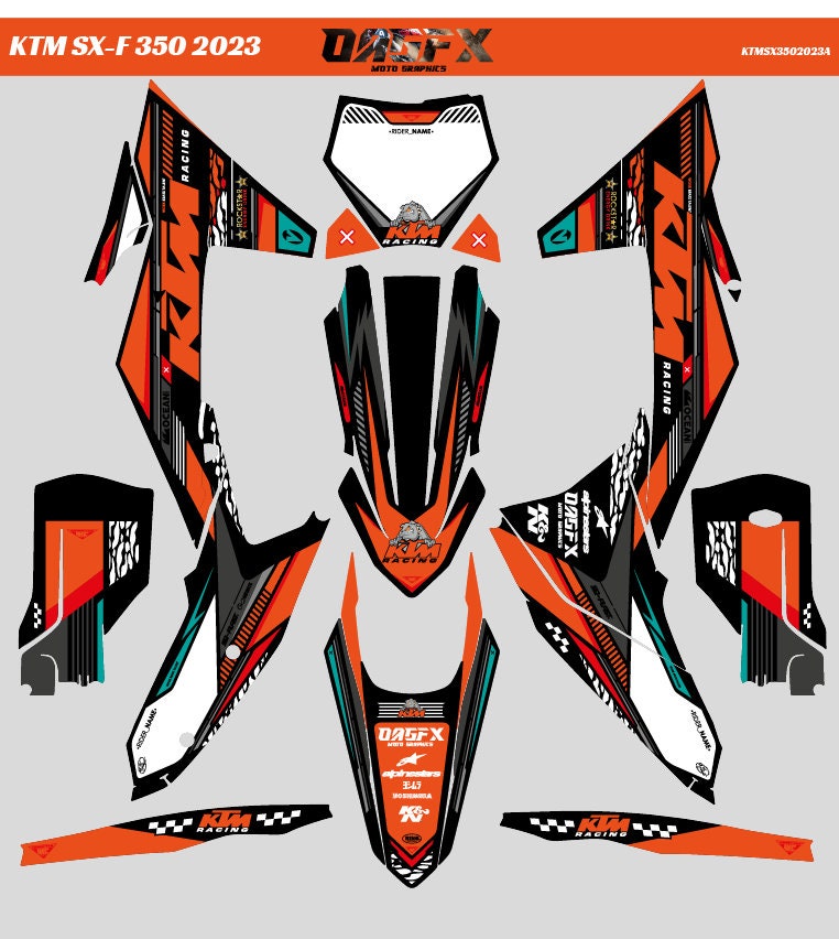 Graphics Kit for 2023 KTM  SXF350 SXF 350