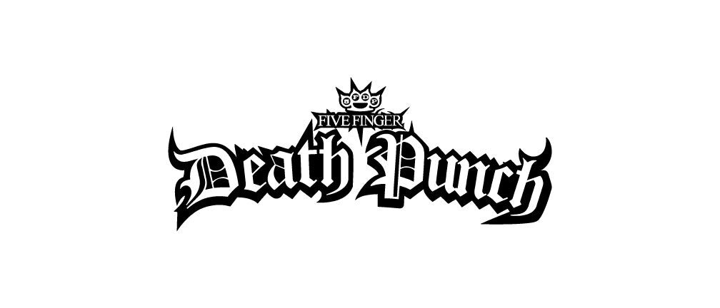 Five Finger Death Punch Vinyl Decal Large Print  - Car Wall Decal Small to X Large Print